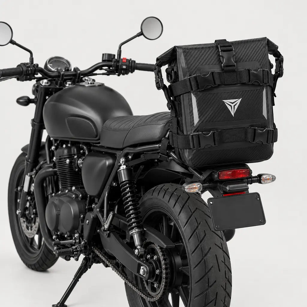 Sacoches moto imperméables - Noir