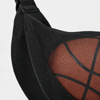 Sac à ballon avec poche zippée - Couleur Unique