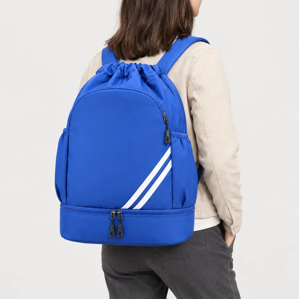 Sac de sport à poche humide - Bleu