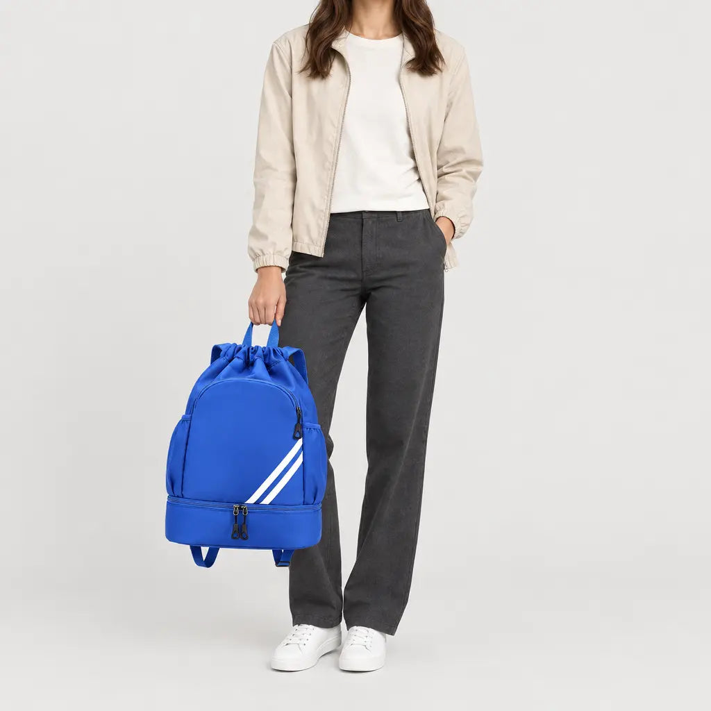 Sac de sport à poche humide - Bleu