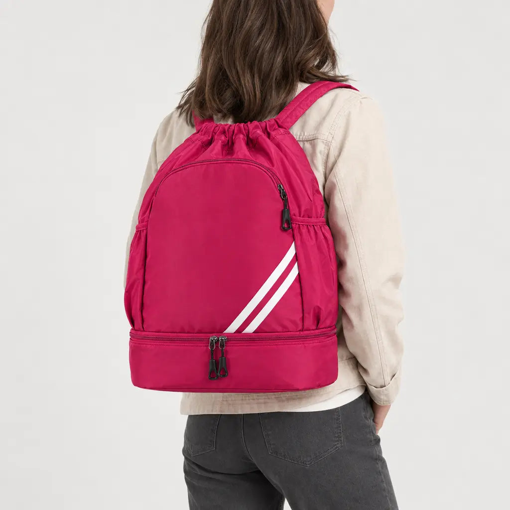Sac de sport à poche humide - Rose Vif