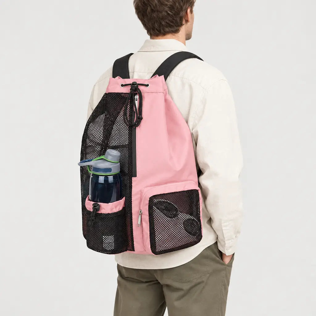 Sac de natation à poche étanche - Rose