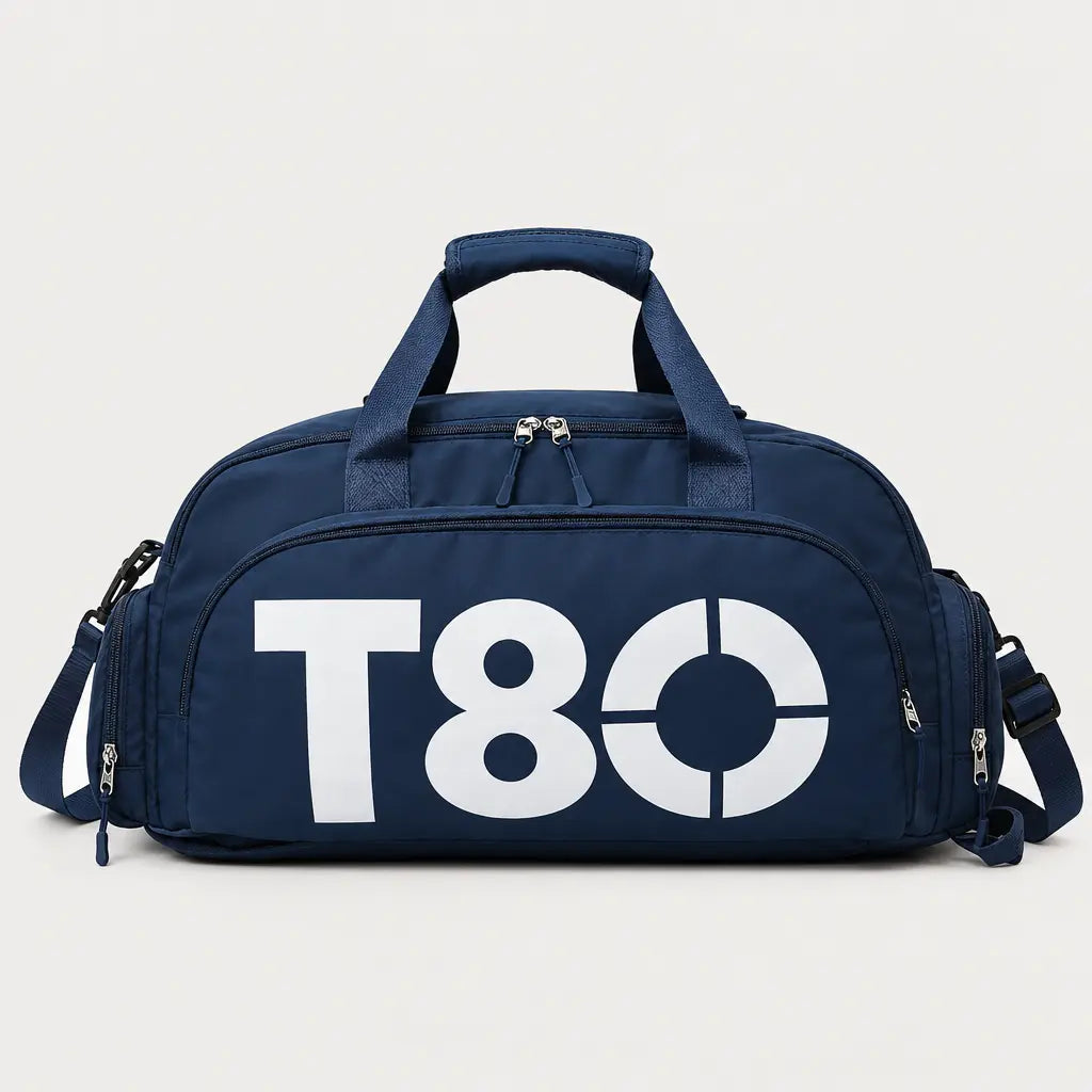 Sac de sport à compartiment chaussures - Bleu Fonce