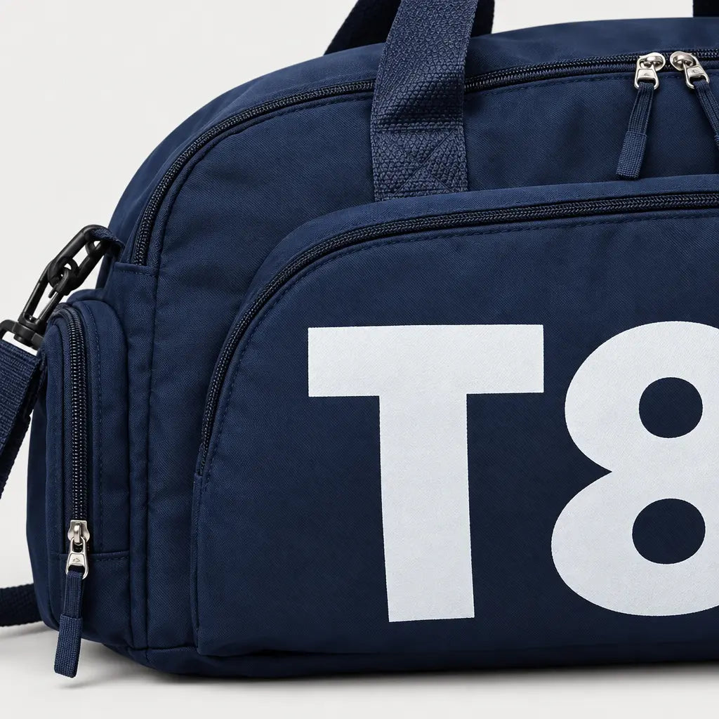 Sac de sport à compartiment chaussures - Bleu Fonce