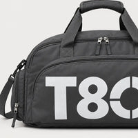 Sac de sport à compartiment chaussures - Gris Fonce