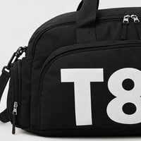 Sac de sport à compartiment chaussures - Noir