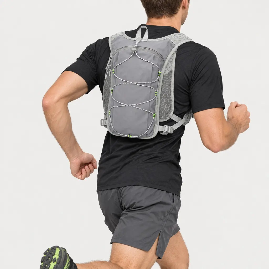Gilet d’hydratation running - Gris