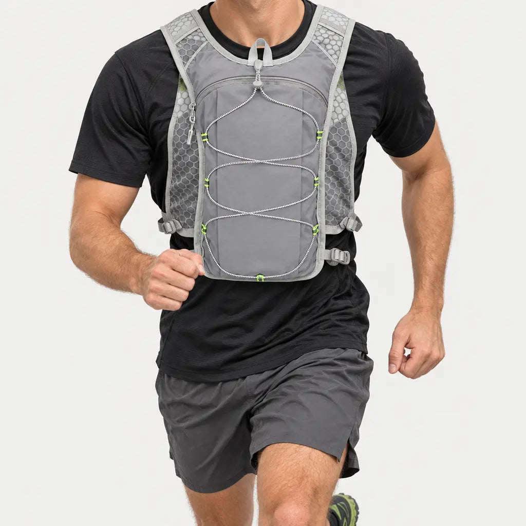 Gilet d’hydratation running - Gris