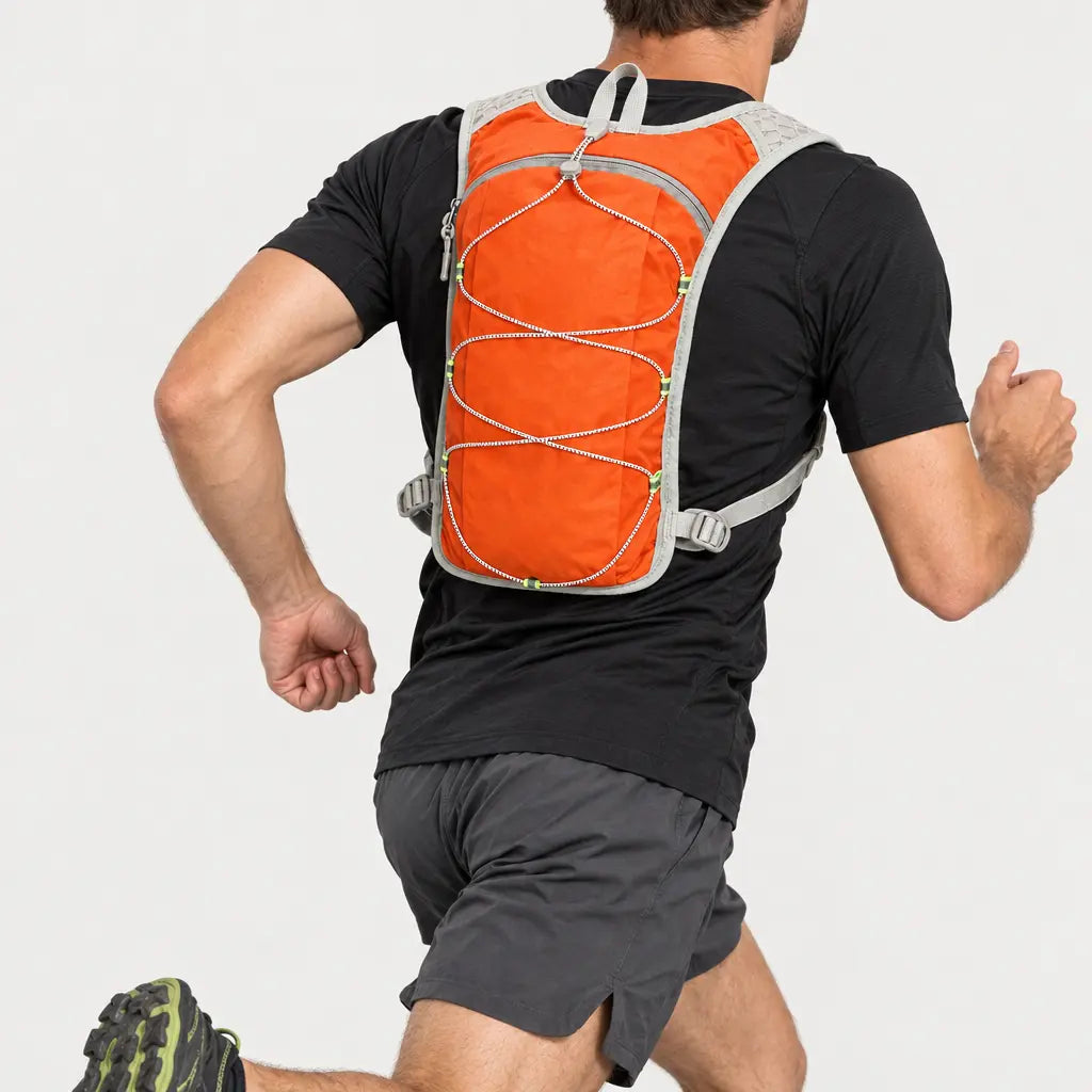 Gilet d’hydratation running - Orange