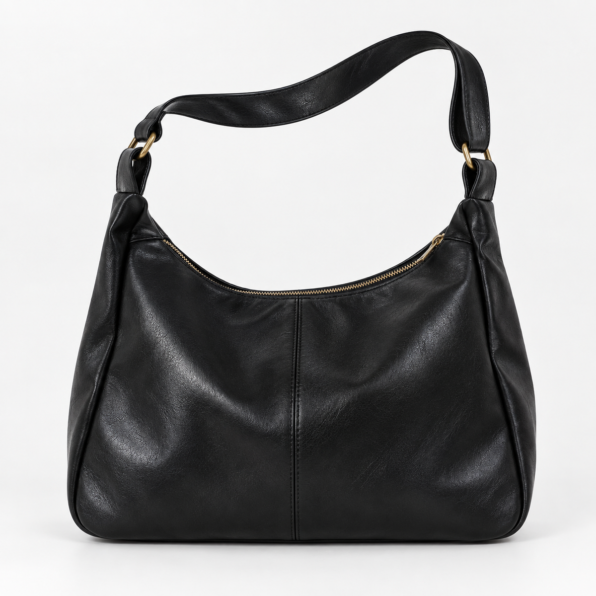 Sac à main carré femme à bandoulière - noir