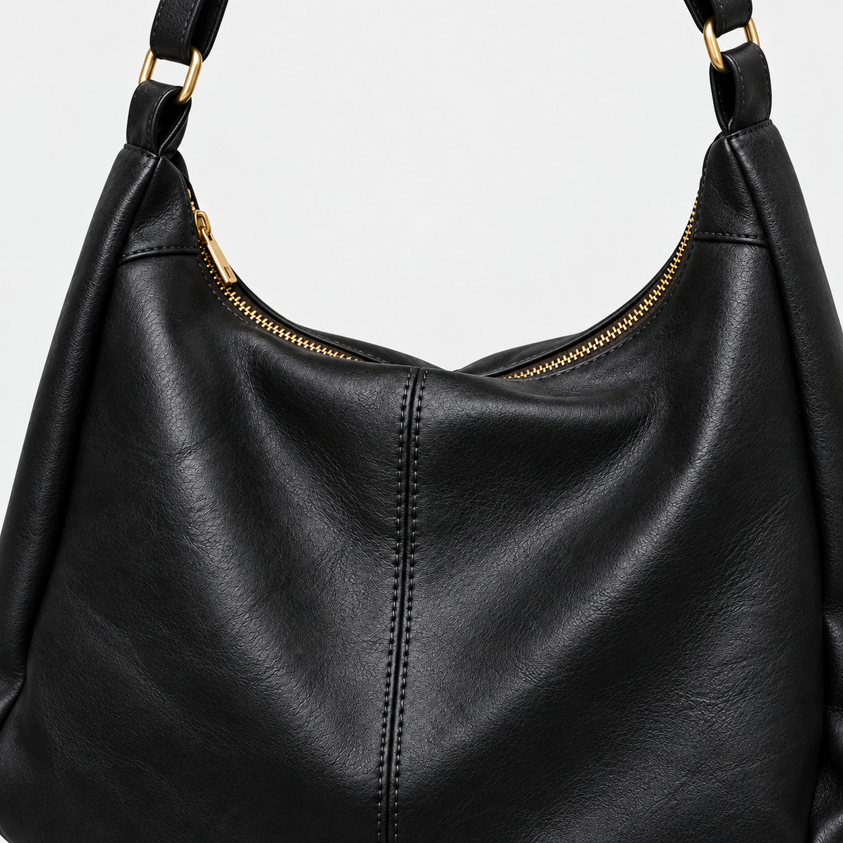 Sac à main carré femme à bandoulière - noir