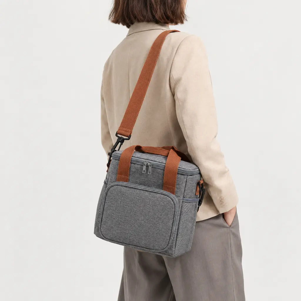 Sac isotherme repas imperméable - gris