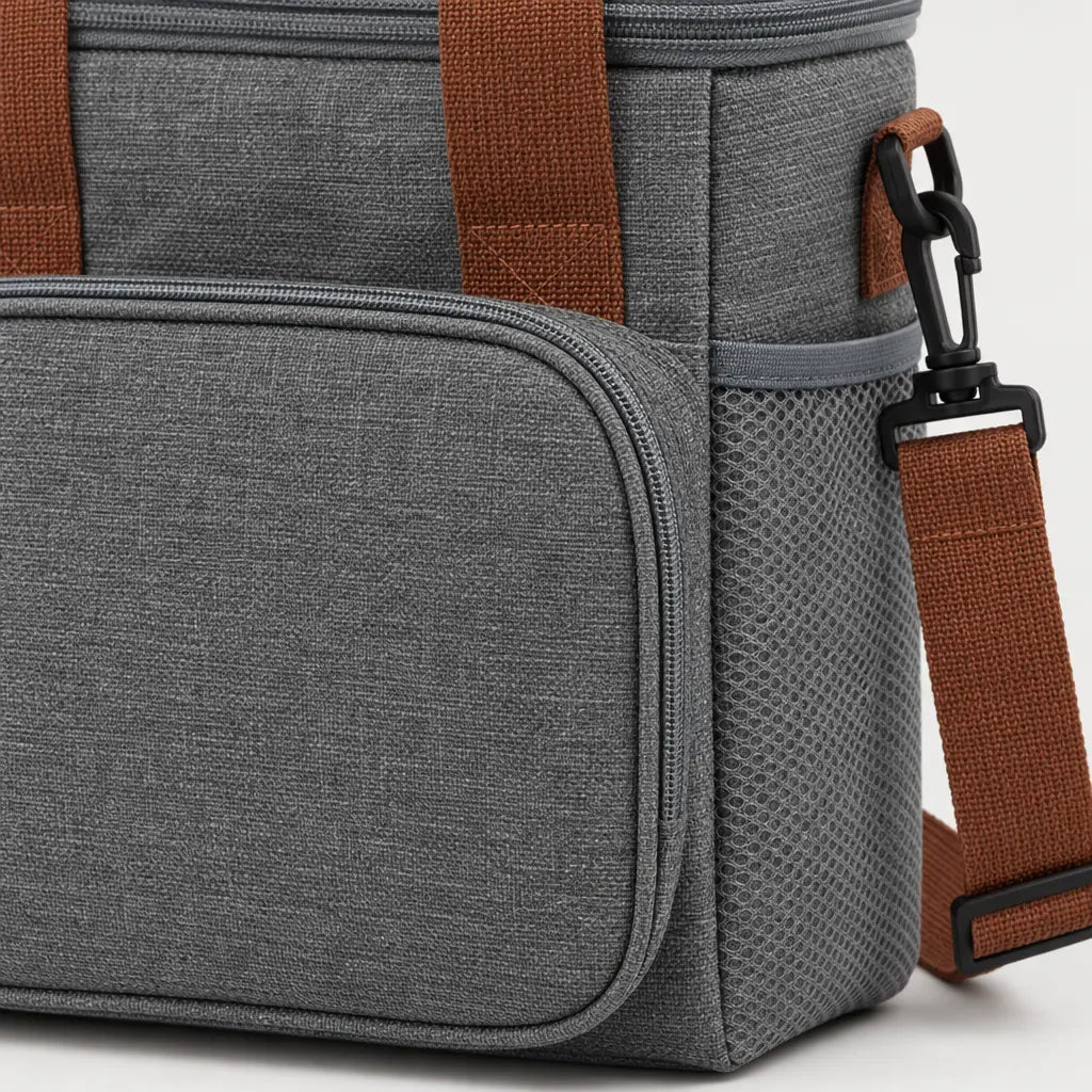 Sac isotherme repas imperméable - gris
