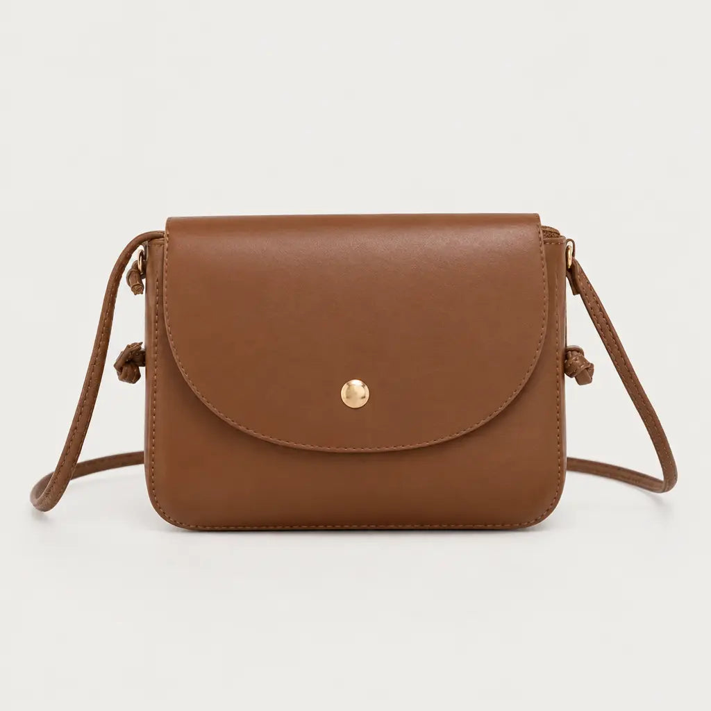 Mini sac bandoulière femme coloré - marron