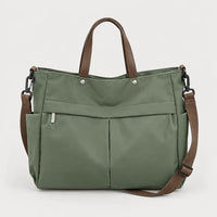 Sac cabas femme en nylon - vert