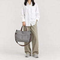Sac cabas femme en nylon - gris