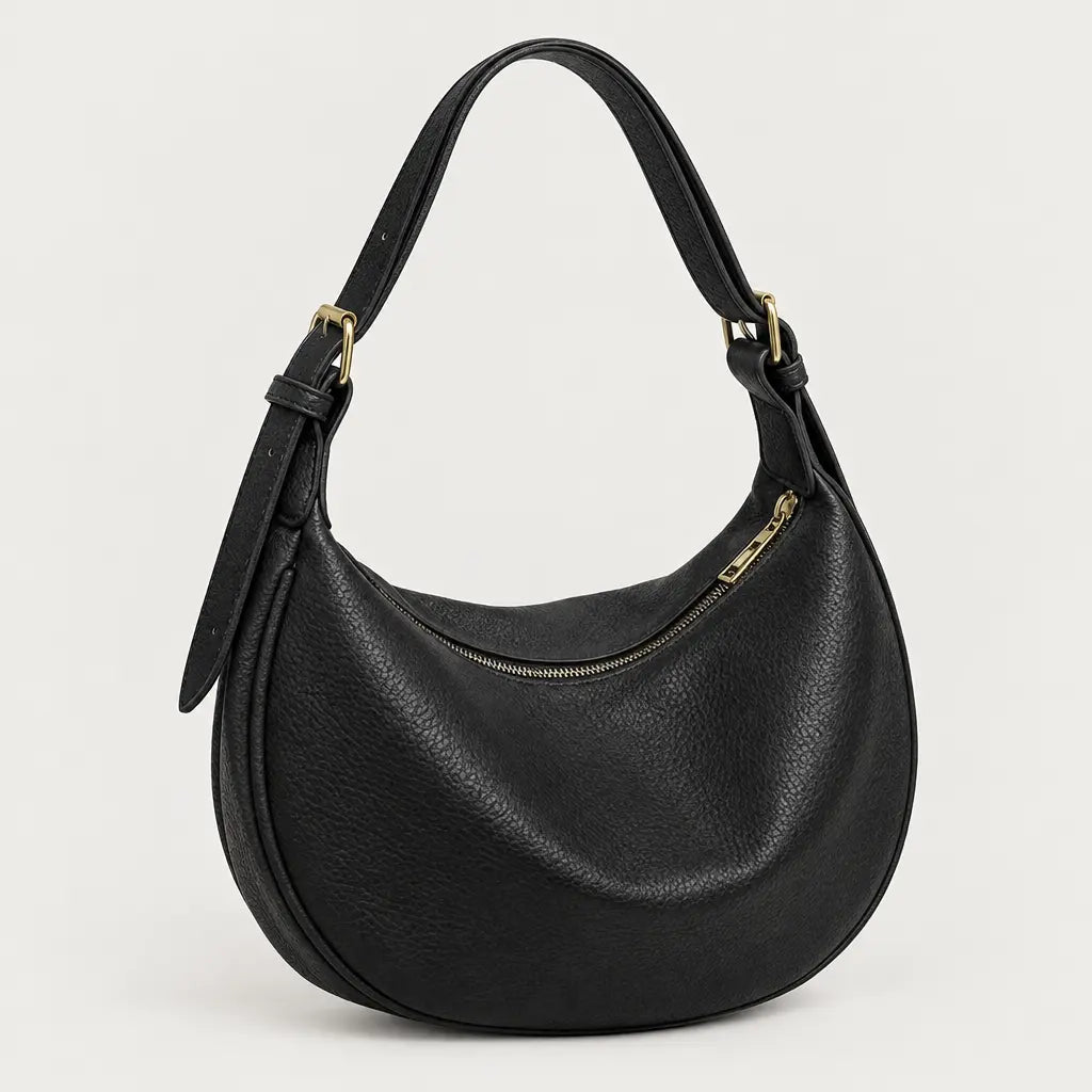 Sac à main femme arrondi - noir