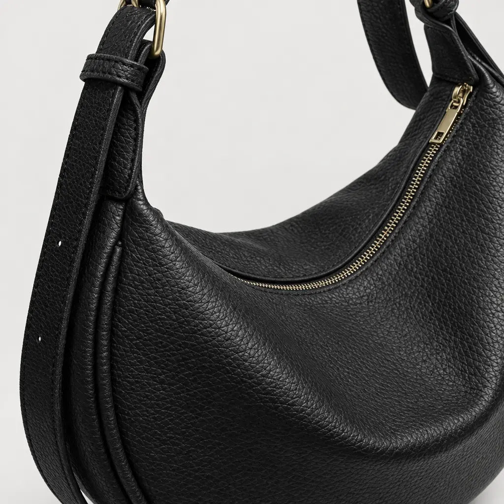 Sac à main femme arrondi - noir