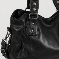 Sac à main femme bicolore - noir