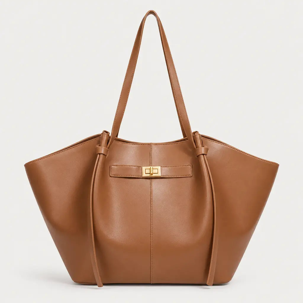 Sac à main femme en forme d’aile - marron clair