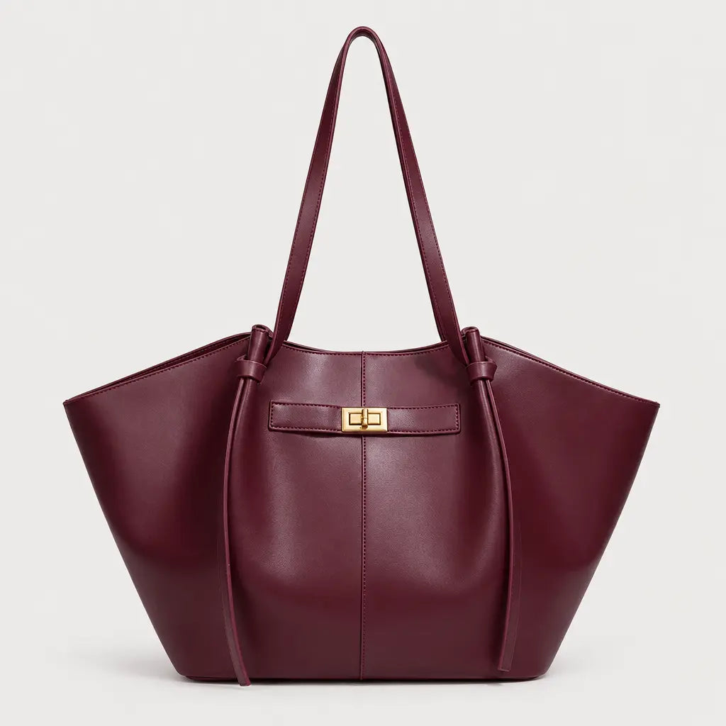 Sac à main femme en forme d’aile - bordeaux
