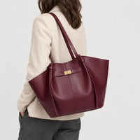 Sac à main femme en forme d’aile - bordeaux