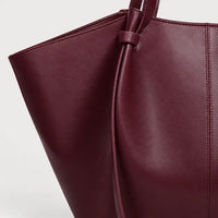 Sac à main femme en forme d’aile - bordeaux