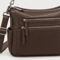 Sac à main femme en cuir véritable - cafe