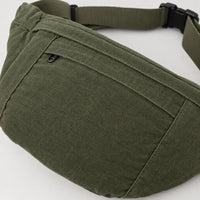 Sac banane unisexe en toile - Vert Armee