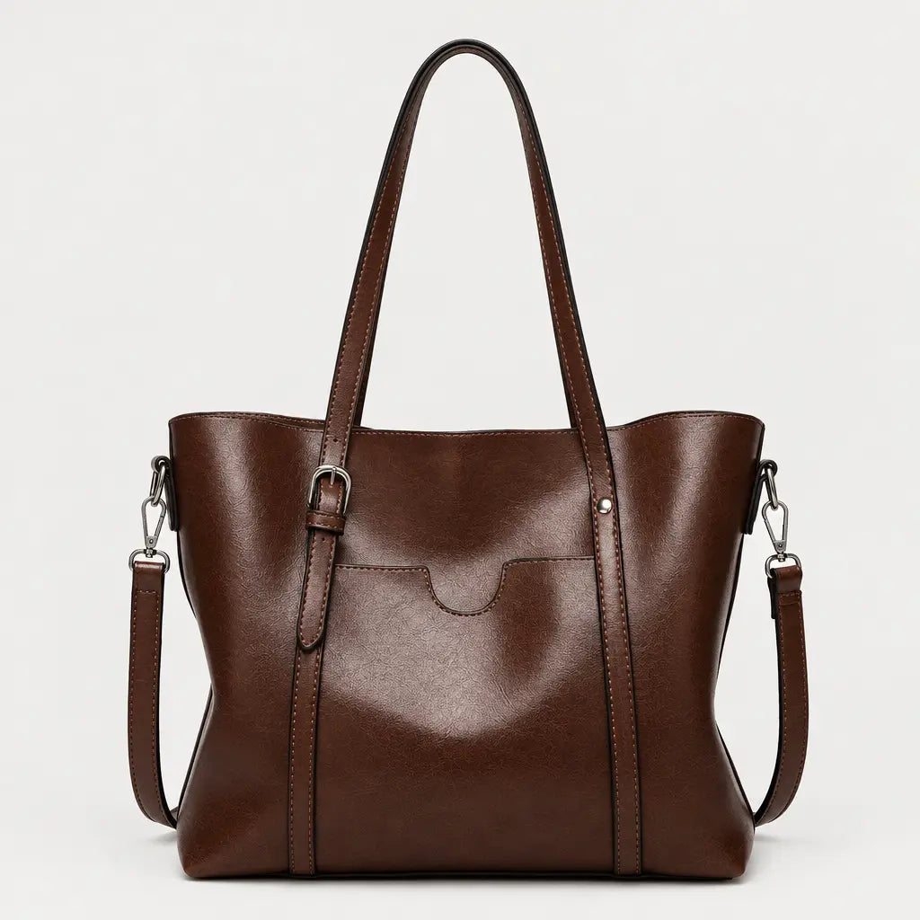 Sac à main femme imperméable - marron fonce