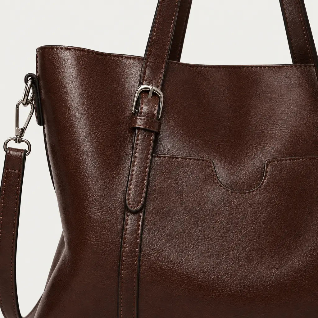 Sac à main femme imperméable - marron fonce