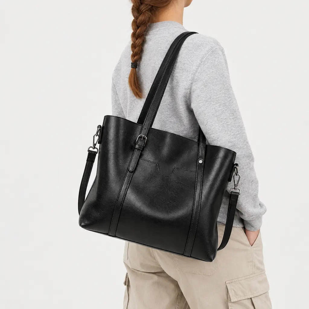 Sac à main femme imperméable - noir