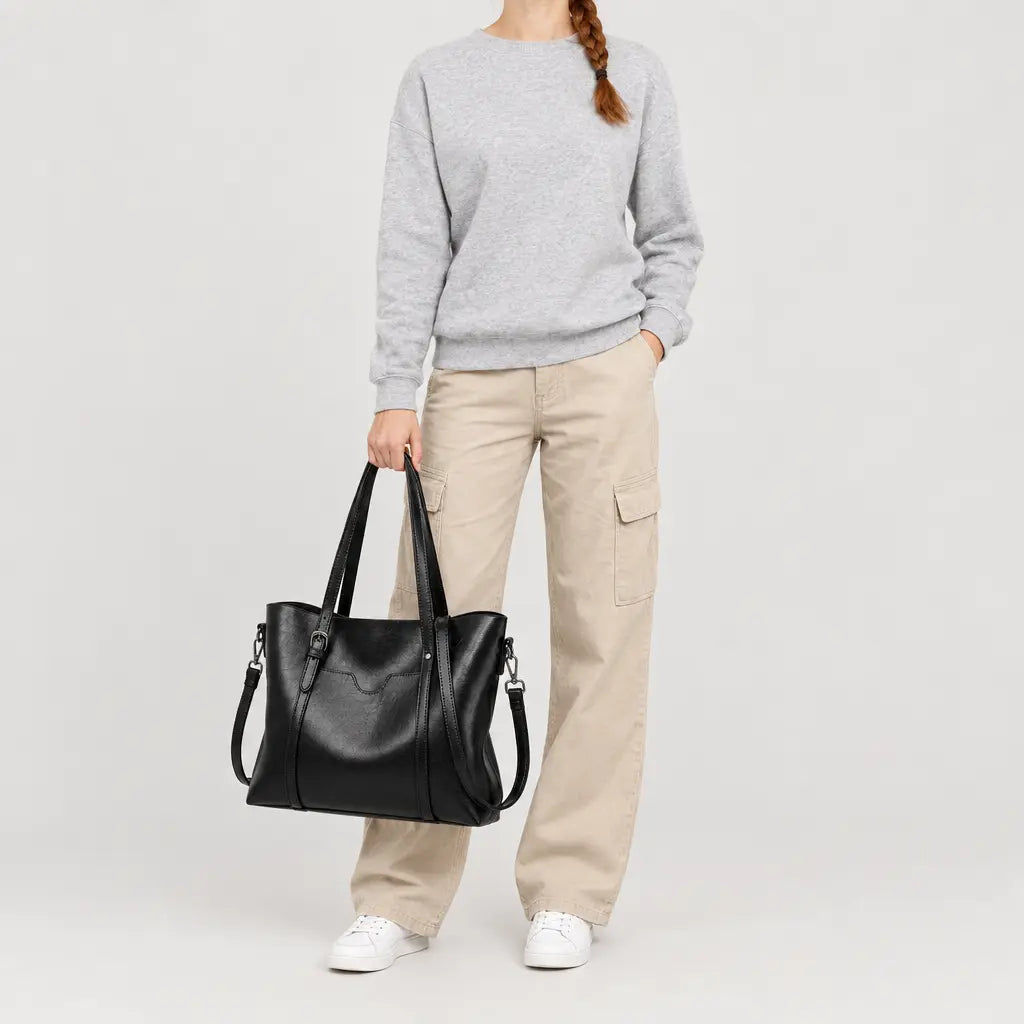 Sac à main femme imperméable - noir