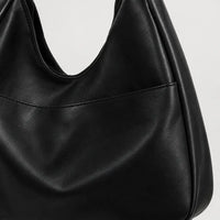 Sac cabas femme en cuir - noir