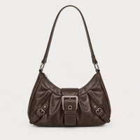 Sac à main femme à rivets - cafe