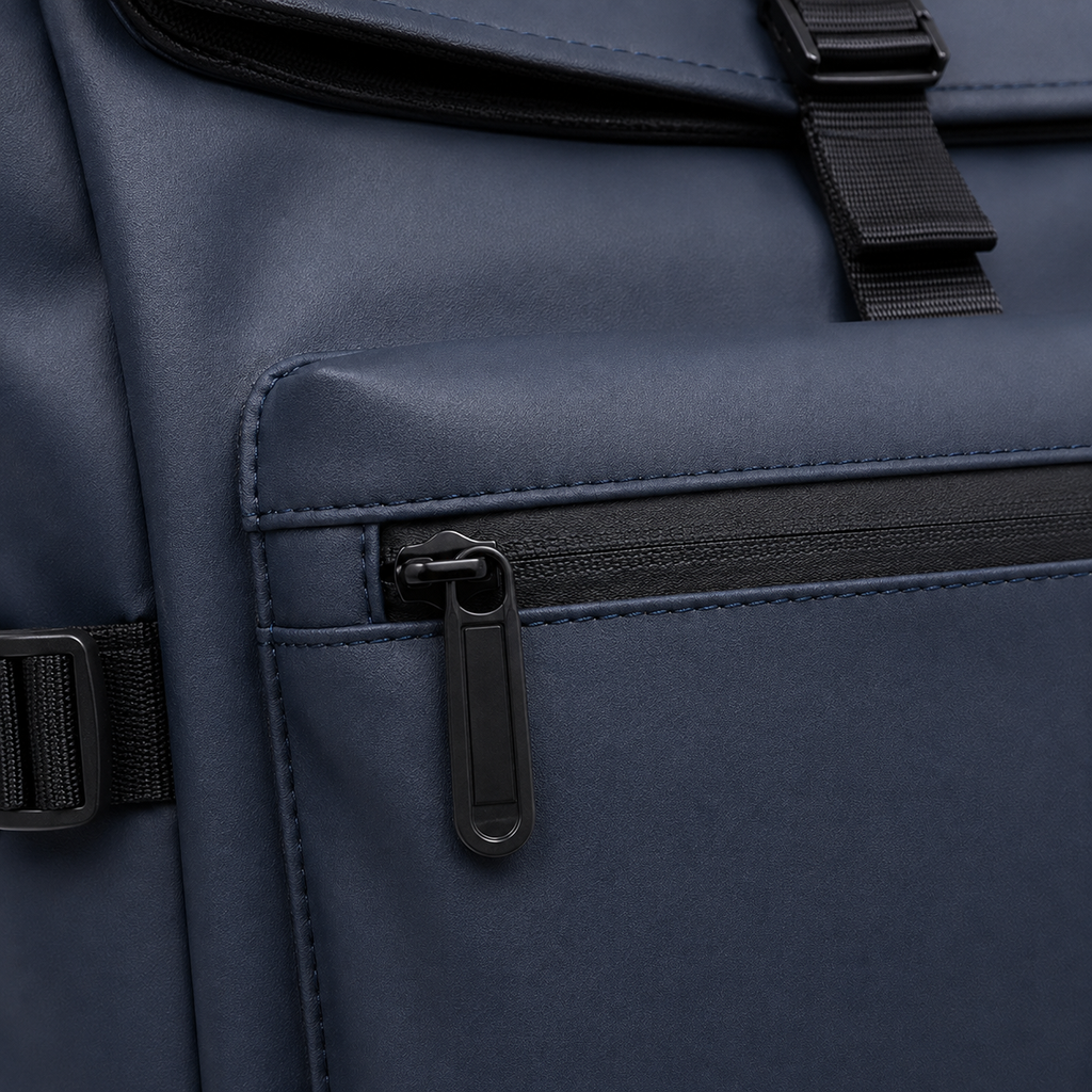 Sac à dos ordinateur homme à bretelles ergonomiques - bleu