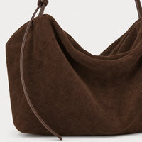 Sac cabas femme en cuir véritable - cafe