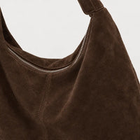 Sac hobo femme zippé - cafe