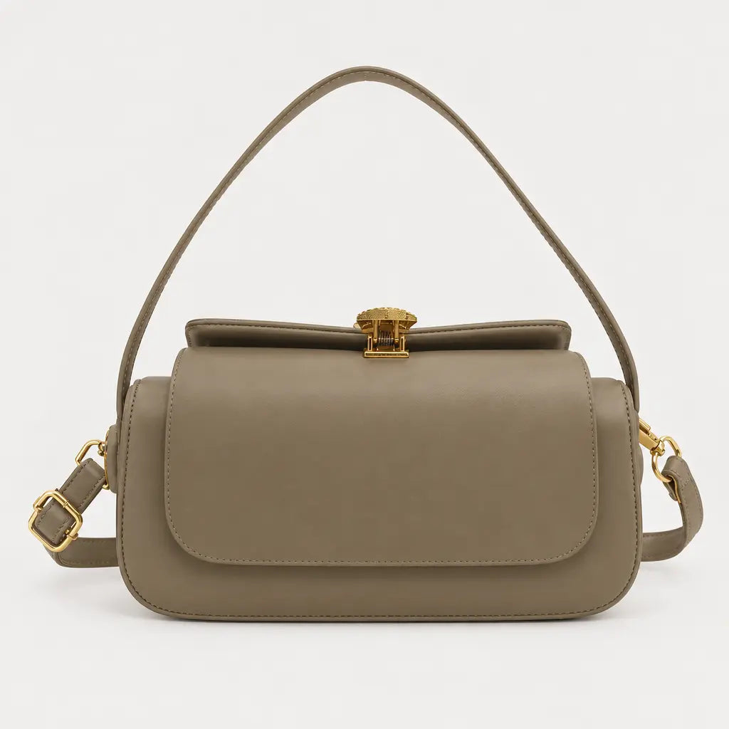 Mini sac bandoulière carré - kaki