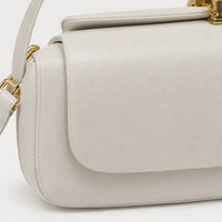 Mini sac bandoulière carré - blanc