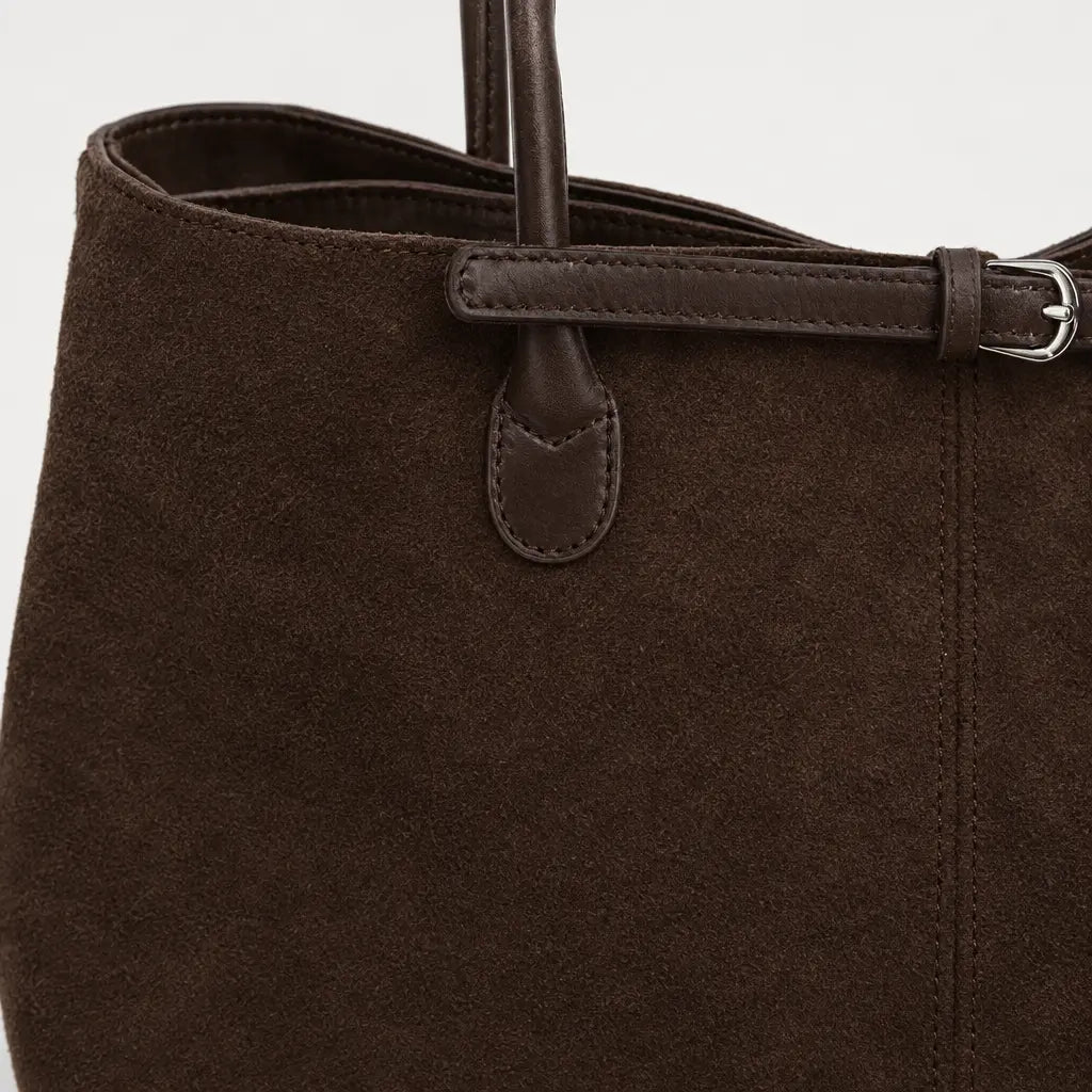 Sac baguette femme en simili cuir - cafe