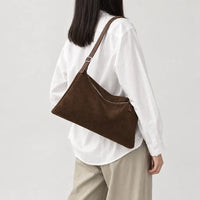 Sac à main femme texturé - cafe
