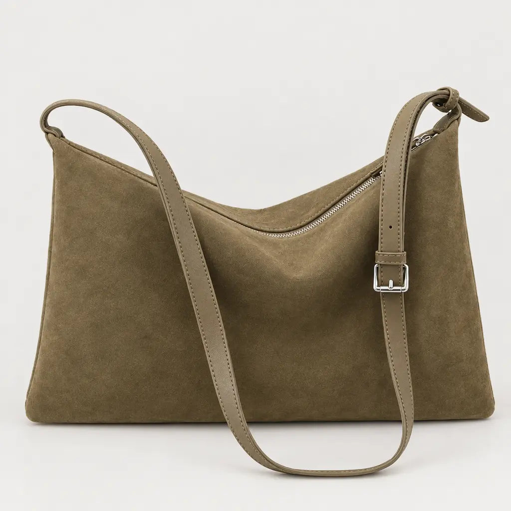 Sac à main femme texturé - kaki