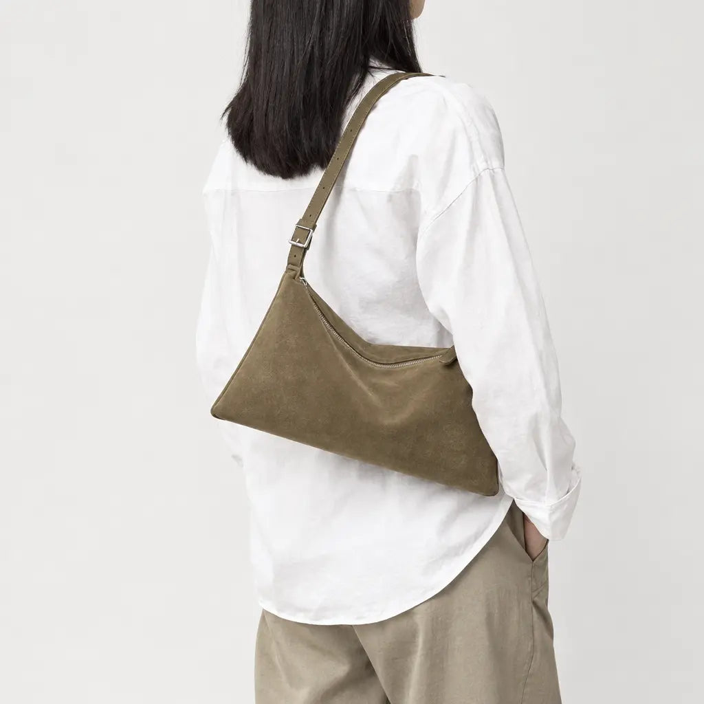 Sac à main femme texturé - kaki