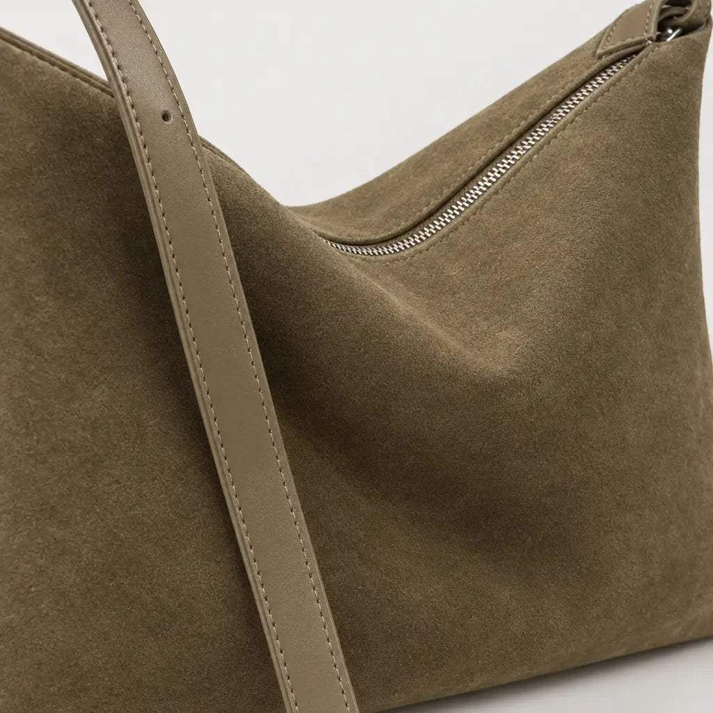 Sac à main femme texturé - kaki