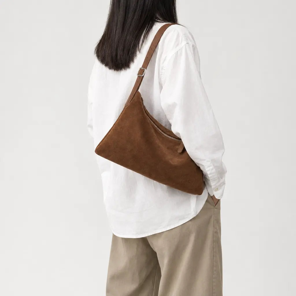 Sac à main femme texturé - marron
