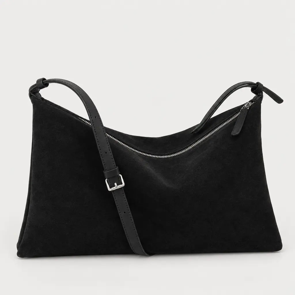Sac à main femme texturé - noir