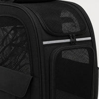 Sac de transport chat en filet - noir