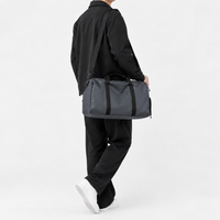 Sac de voyage sport à bandoulière - gris