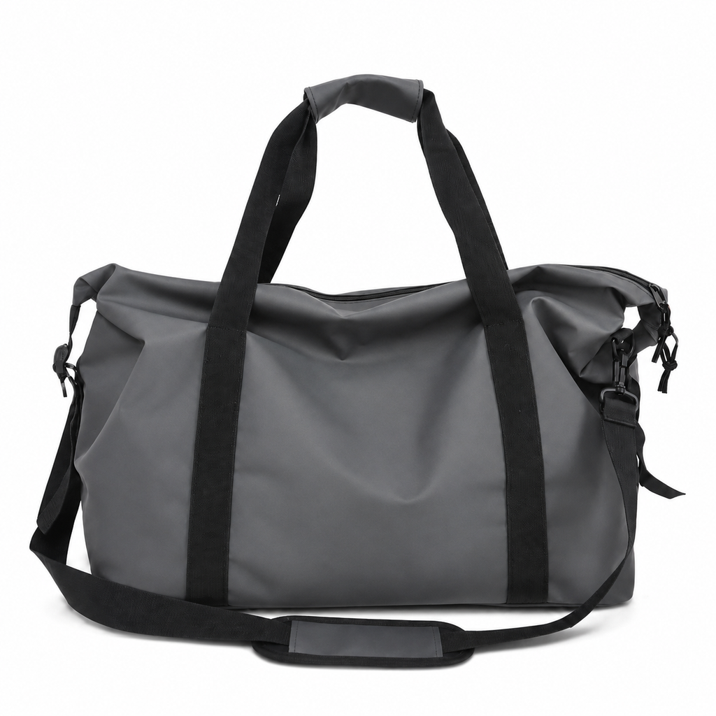 Sac de voyage sport à bandoulière - gris